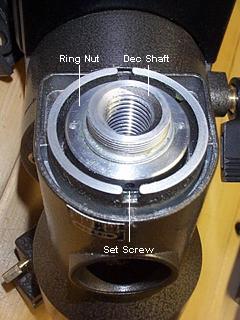 Dec ring nut assembly