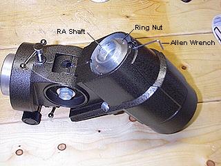 RA ring nut assembly