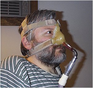 mask in use